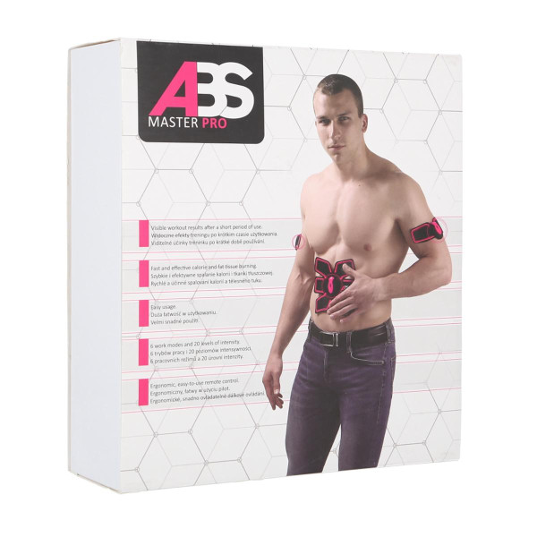 Електростимулятор м’язів преса та сідниць HMS ABS Master Pro Multi Set