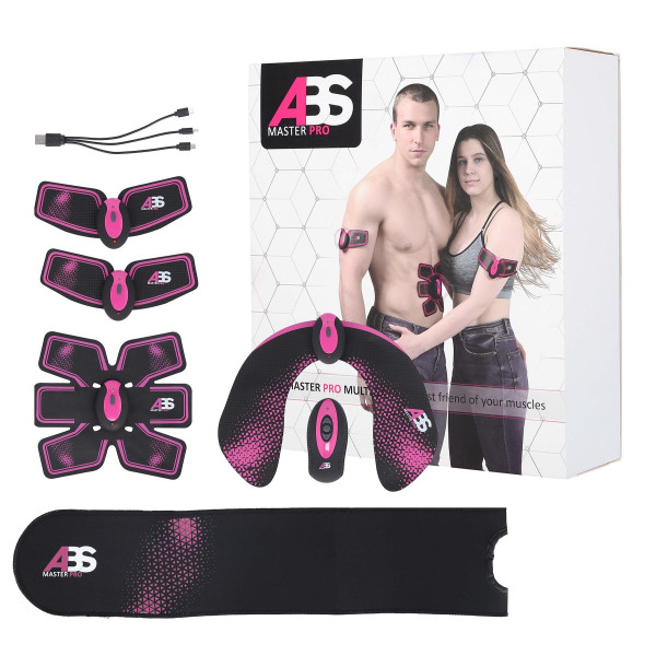 Електростимулятор м’язів преса та сідниць HMS ABS Master Pro Multi Set