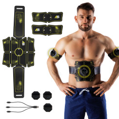 Електростимулятор м’язів преса та рук HMS ABS Master Pro Super