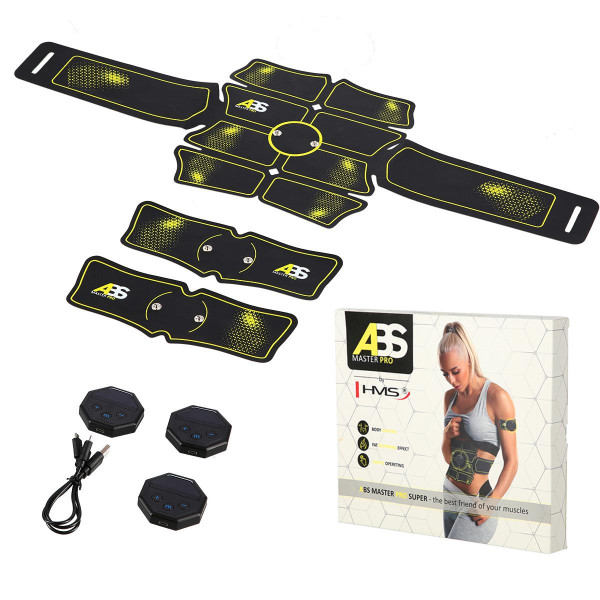 Електростимулятор м’язів преса та рук HMS ABS Master Pro Super