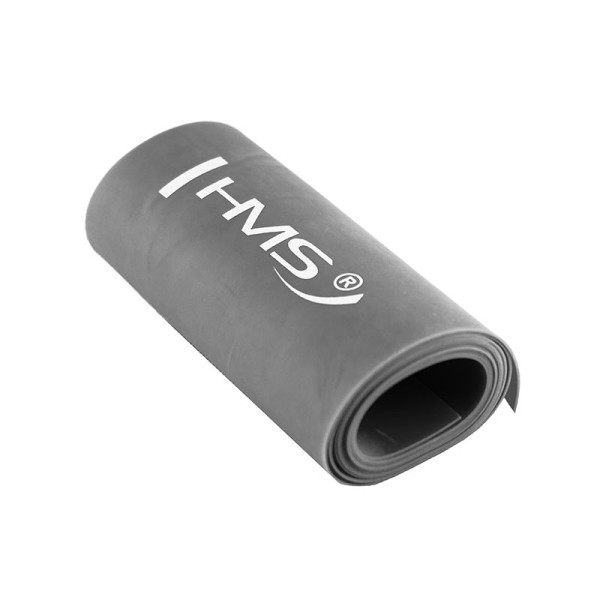Гумка для фітнесу 16кг HMS TP01 1500 x 150 x 0.75мм сірий