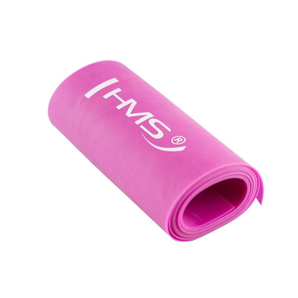 Гумка для фітнесу 13.5кг HMS TP01 1200 x 120 x 0.7мм рожевий