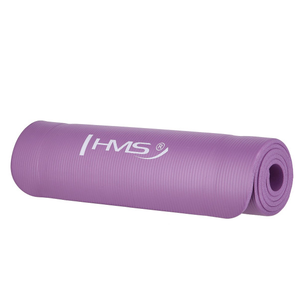 Килимок для йоги 183х61см 1см HMS YM03, фіолетовий