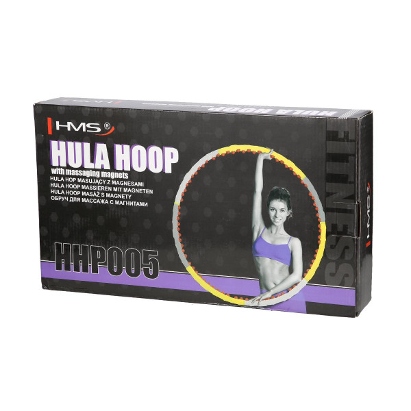 Хула-хуп 85см HMS HHP005 сіро-жовтий