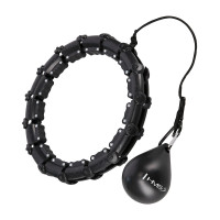 Хула-хуп з тягарцем PlusSize HMS HHW11 60-126 см, чорний