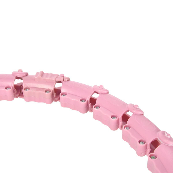 Хула-хуп з тягарцем PlusSize HMS HHW11 60-126 см, рожевий