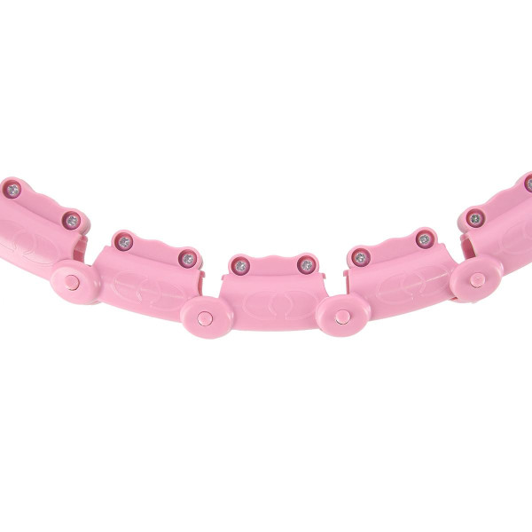 Хула-хуп з тягарцем PlusSize HMS HHW11 60-126 см, рожевий