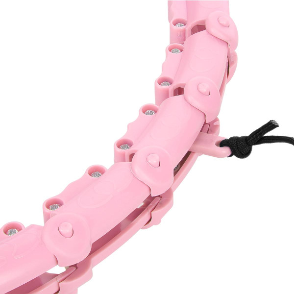 Хула-хуп з тягарцем PlusSize HMS HHW11 60-126 см, рожевий