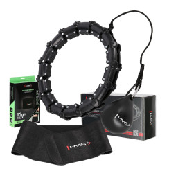 Хула-хуп з тягарцем HMS Set HHW11, чорний