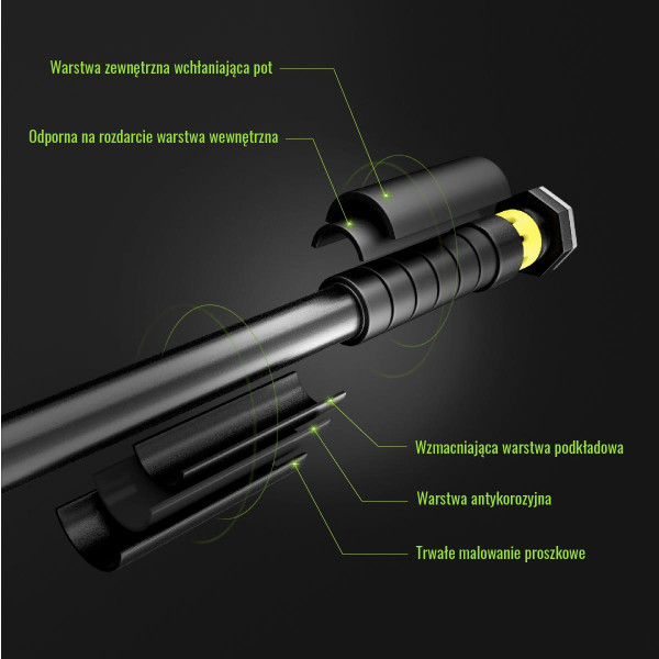 Турнік у дверний отвір HMS Premium DD201 90-130см