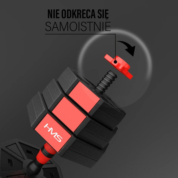 Гантелі розбірні 20кг з функцією штанги HMS SGK15