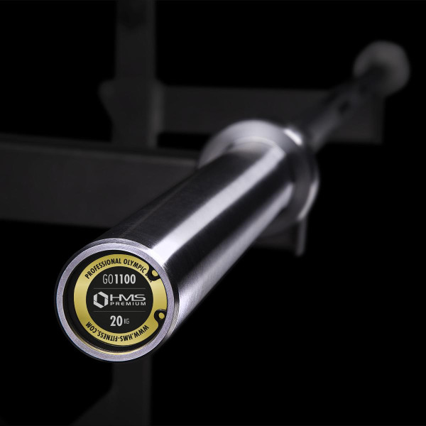 Гриф олімпійський 50мм/220см 1100кг HMS Premium GO1100