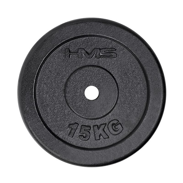 Диск чавун 31мм HMS TCZ15 15кг чорний