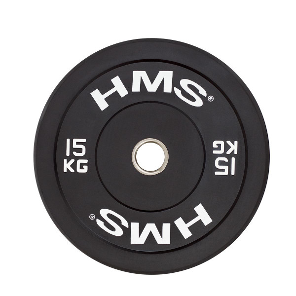 Олімпійський бамперний диск HMS BBR15 15кг Олімпійський бамперний диск HMS BBR15 15кг