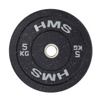 Диск бамперний олімпійський HMS HTBR05 5кг сірий