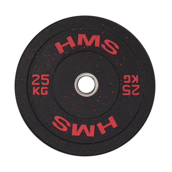 Диск бамперний олімпійський HMS HTBR25 25кг червоний Диск бамперний олімпійський HMS HTBR25 25кг червоний