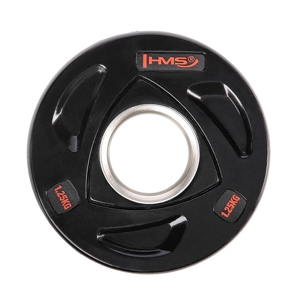 Диск олімпійський HMS TOX01 чорний 1.25кг Диск олімпійський HMS TOX01 чорний 1.25кг