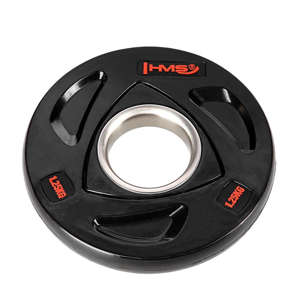 Диск олімпійський HMS TOX01 чорний 1.25кг