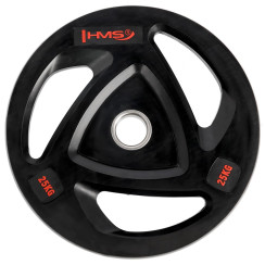 Диск олімпійський HMS TOX25 чорний 25кг