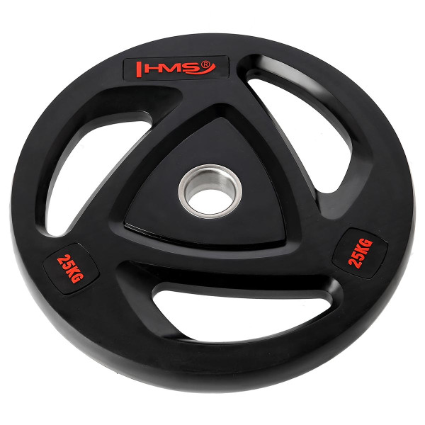 Диск олімпійський HMS TOX25 чорний 25кг