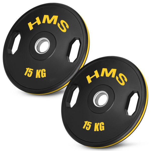 Набір олімпійських дисків HMS TOG15 2x15кг Набір олімпійських дисків HMS TOG15 2x15кг
