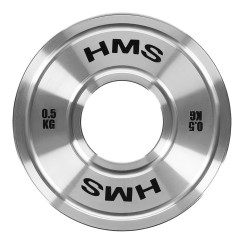 Диск для олімпійської штанги калібрований HMS TOS 0.5кг