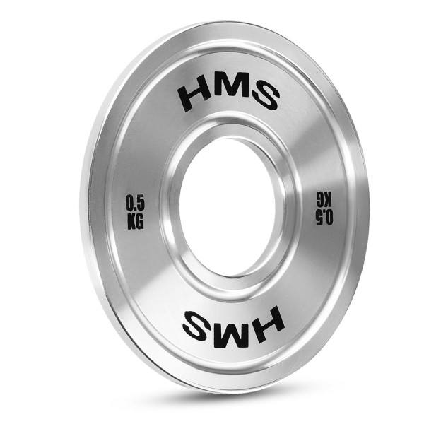 Диск для олімпійської штанги калібрований HMS TOS 0.5кг