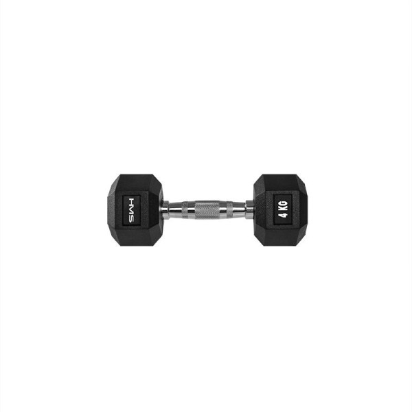 Гантель з фіксованою вагою HMS HEX Pro 4кг