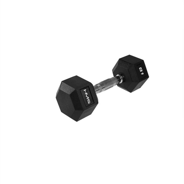 Гантель з фіксованою вагою HMS HEX Pro 6кг