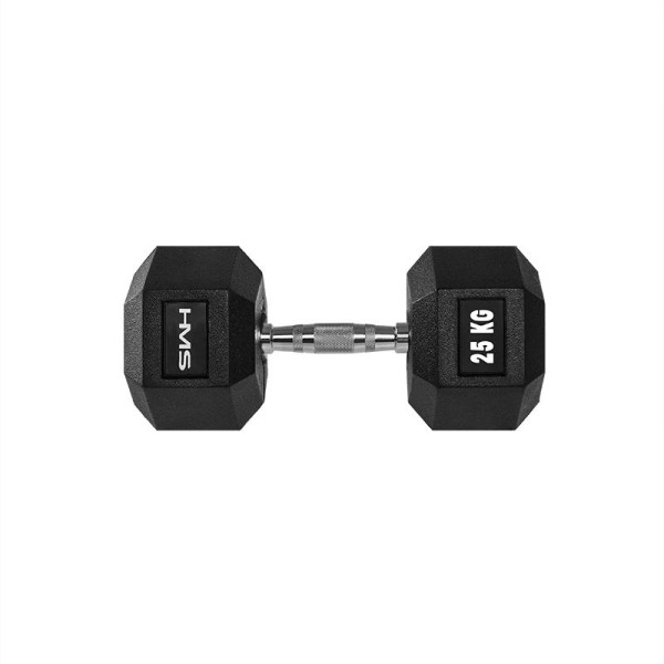 Гантель з фіксованою вагою HMS HEX Pro 25кг