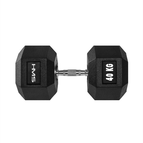 Гантель з фіксованою вагою HMS HEX Pro 40кг