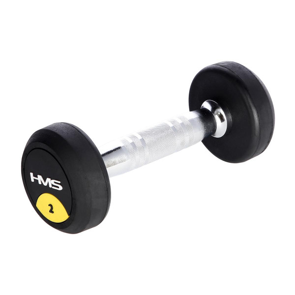 Гантель з фіксованою вагою HMS HG Pro 2кг Гантель з фіксованою вагою HMS HG Pro 2кг